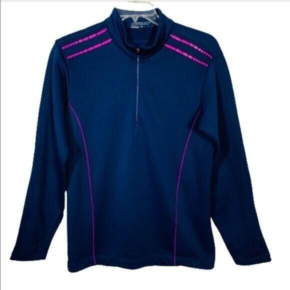 Nike Golf Blue Therma Fit 1/2 Zip Pullover Size Small - Picture 1 of 6